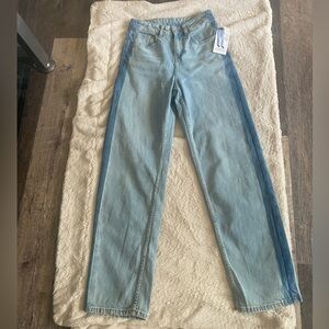 Time and Tru TT Tuxedo Jeans Light Blue Straight Leg Jeans
